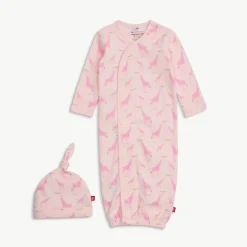 Magnetic Open Bottom Gown & Hat Set