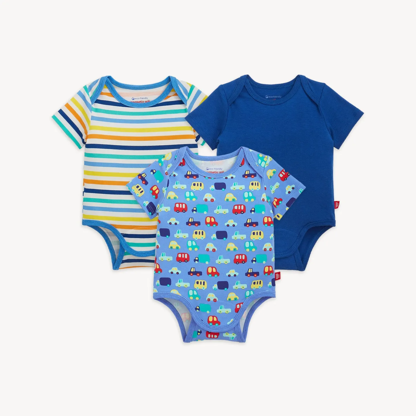 Magnetic 3-Pack Bodysuit