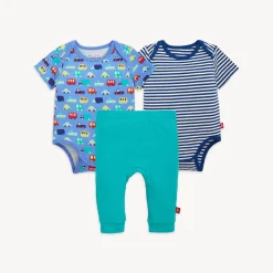 Magnetic 3-Pack Bodysuit & Pant