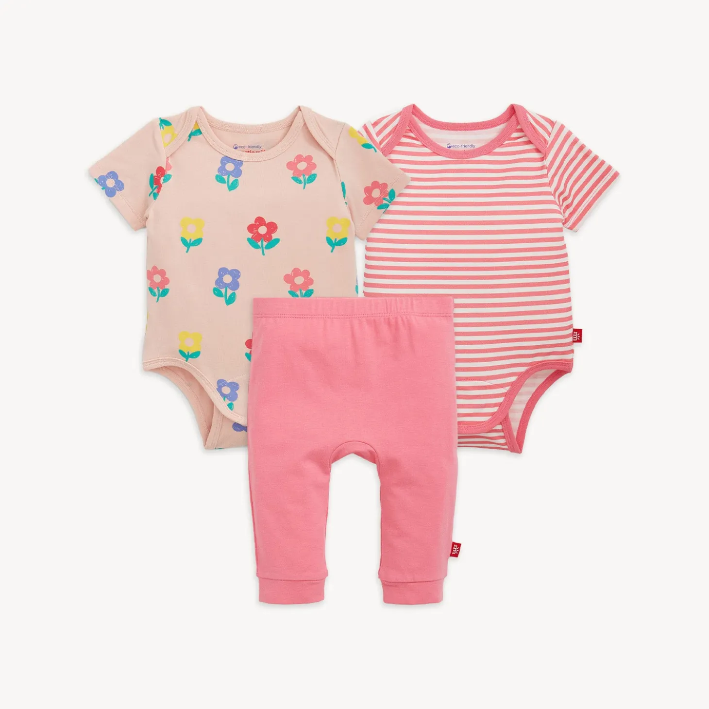 Magnetic 3-Pack Bodysuit & Pant