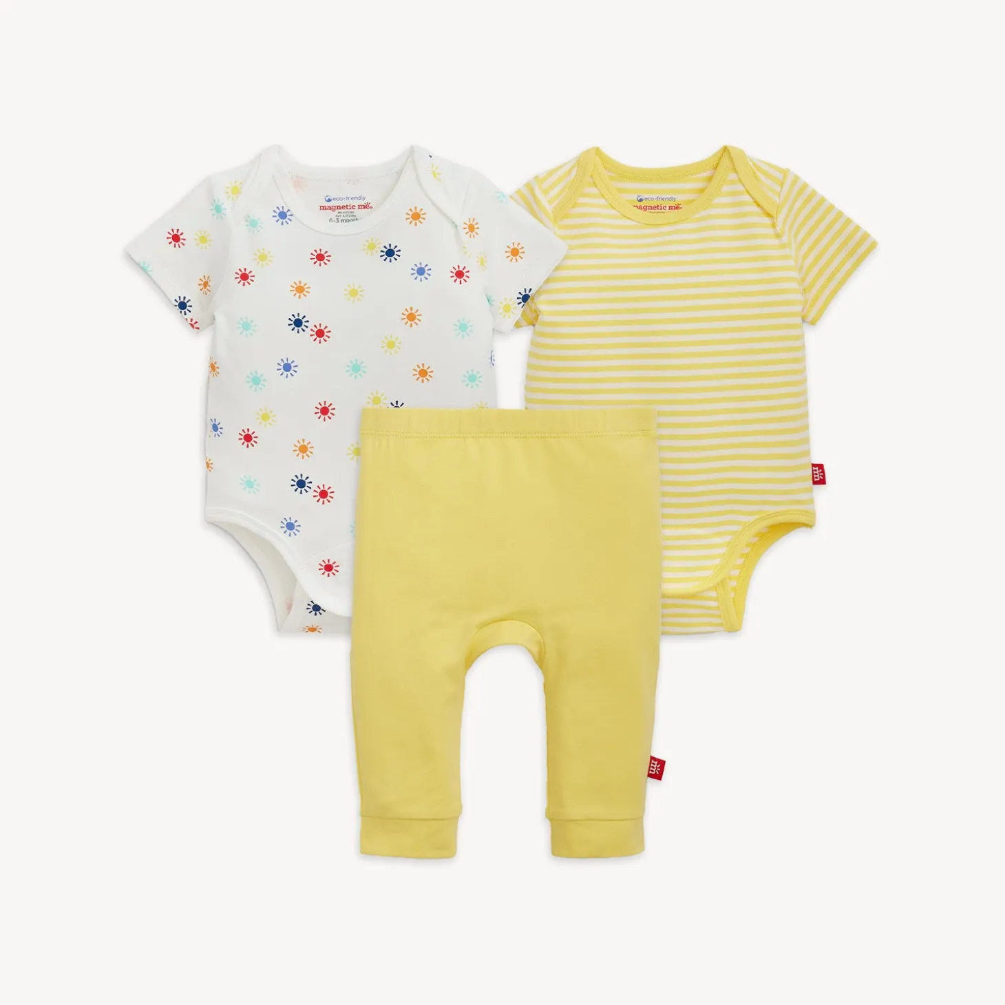 Magnetic 3-Pack Bodysuit & Pant